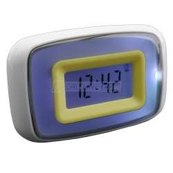 Sound Control Color Changing Thermometer Alarm Clock