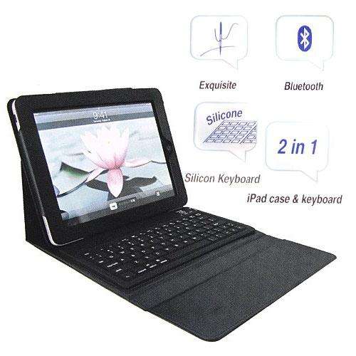 New High Quality iPad 2in1 wireless Bluetooth keyboard with Case