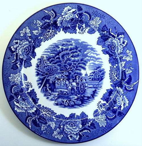 Beautiful Enoch-Wood's English Scenery plate Diameter 25.5cm