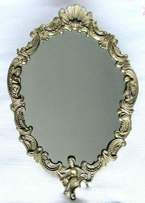 Antique BRONZE FRAME  Mirror