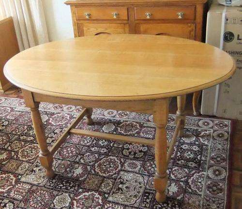 ANTIQUE FARMHOUSE DINING OAK TABLE