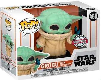 Funko Pop Star Wars Grogu (minor Box damage)