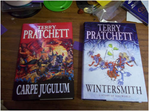7 Terry Pratchett Books for sale