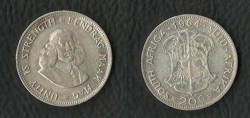1964 Silver 20c in very good condition