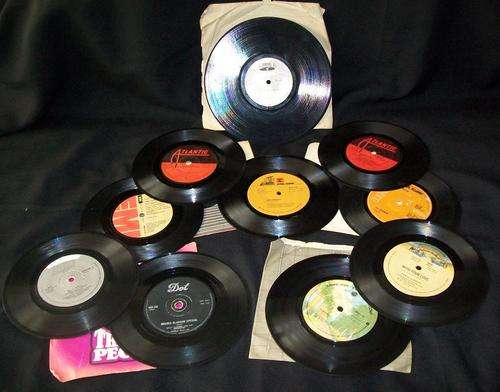 Collection of  a 78 and 45's Vintage Vinyls