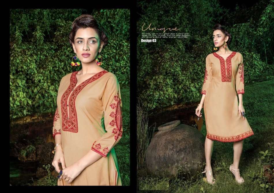 PREMIUM DESIGNER EMBROIDERED SHIFT DRESS - SIZE XL(38)