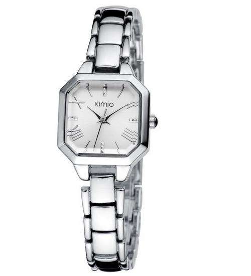***SUPER VALUE***EXCEPTIONALLY TASTEFUL LADIES PETITE BRACELET WATCH IN WHITE**