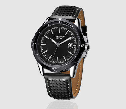**SUPER VALUE***MENS SPORTY CALENDER WATCH IN BLACK**