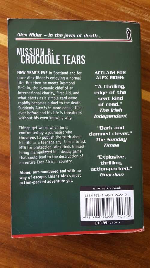 Crocodile Tears (Alex Rider #8) by Anthony Horowitz - Large Softcover