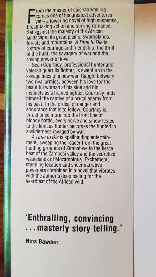 A Time to Die (Courtney #7) by Wilbur Smith - Large Hardcover