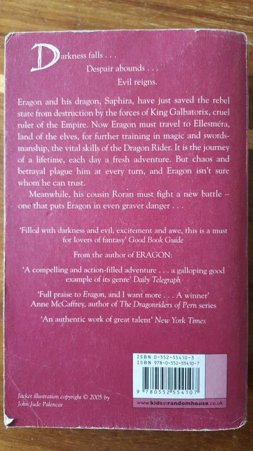 Eldest (The Inheritance Cycle #2) by Christopher Paolini