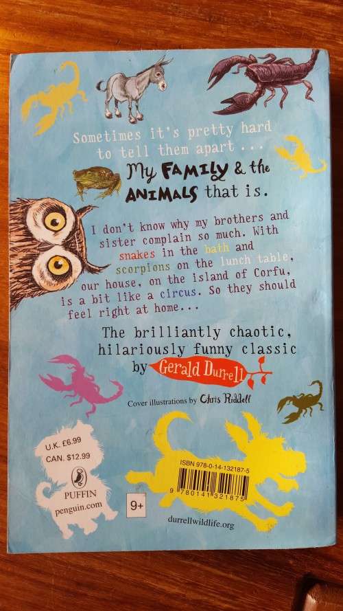 My Family & Other Animals (Corfu Trilogy #1) by Gerald Durrell