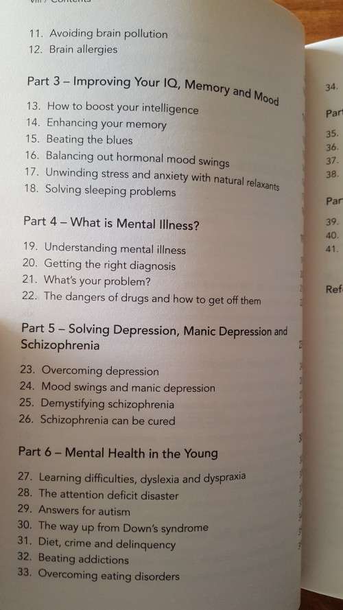 Patrick Holford`s New Optimum Nutrition for the Mind - Large Softcover