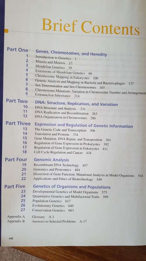 Concepts of Genetics by W Klug, M Cummings, C Spencer