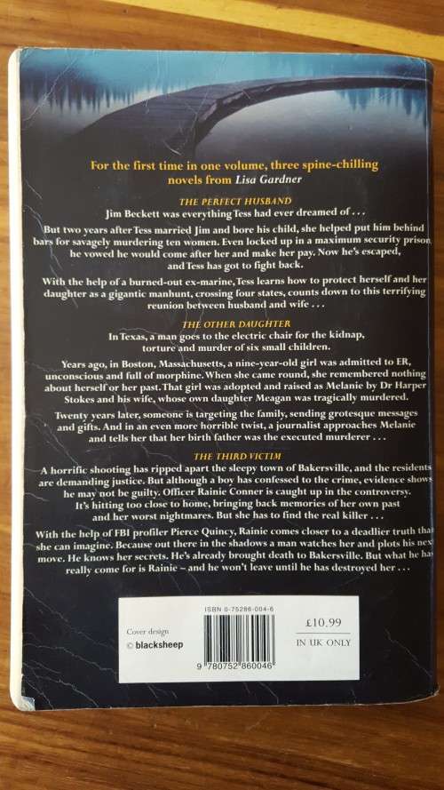 Lisa Gardner 3-in-1: The Perfect Husband/The Other Daughter/The Third Victim - Large Softcover