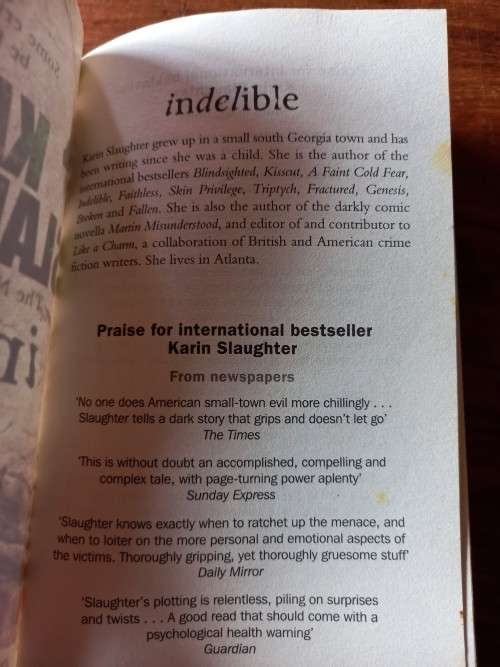 Indelible (Grant County #4) by Karin Slaughter