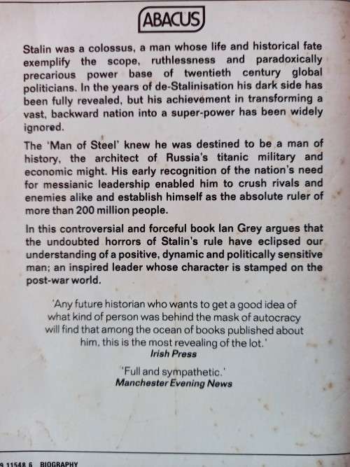 Stalin: Man Of History by Ian Grey