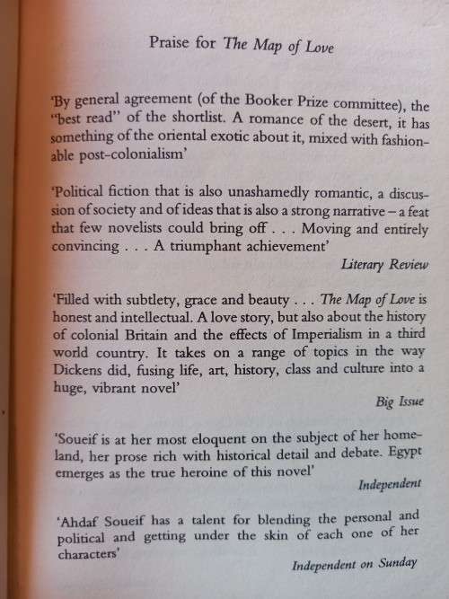 The Map of Love by Ahdaf Soueif