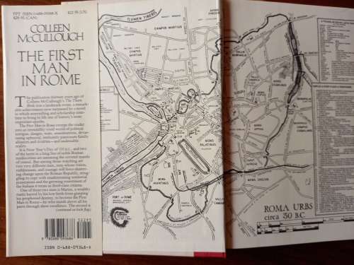 The First Man in Rome (Masters of Rome #1) by Colleen McCullough - Large Hardcover