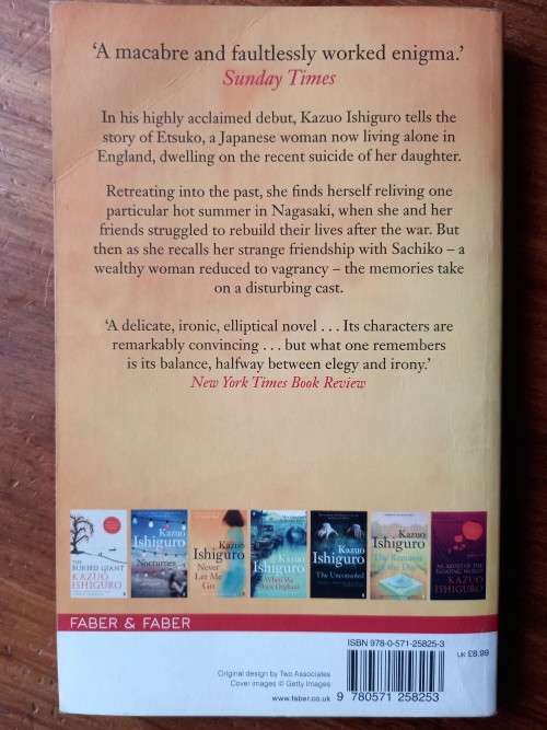 A Pale View of Hills by Kazuo Ishiguro