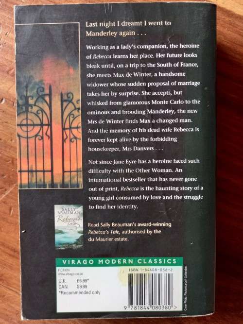 Rebecca by Daphne du Maurier