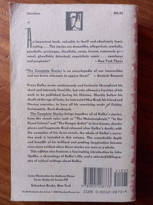 The Complete Stories by Franz Kafka