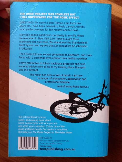 The Rosie Effect (Don Tillman #2) by Graeme Simsion - Large Softcover