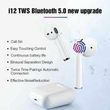 i12 TWS Wireless Bluetooth Airpods Earphones For ALL PHONES Earbuds Earplugs