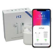 i12 TWS Wireless Bluetooth Airpods Earphones For ALL PHONES Earbuds Earplugs