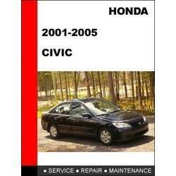 Honda Civic VII 2001 to 2005 Service Manual (E-book)
