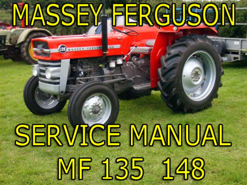 Massey Ferguson MF 135 MF148 MF-148 135 Tractor Workshop Service Manual (E-book)