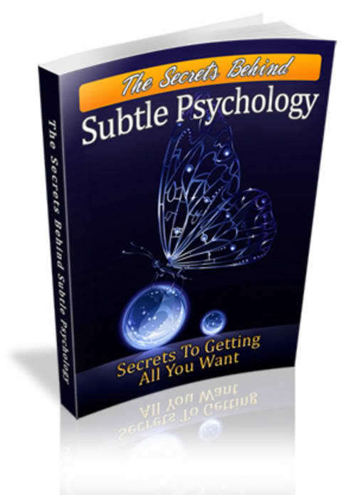 The Secrets Behind Subtle Psychology - Ebook
