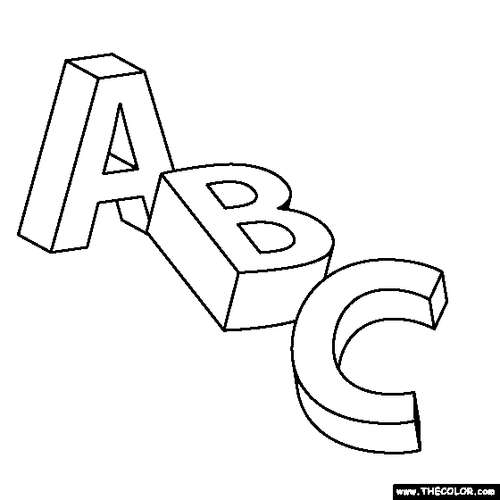 ABCs Coloring Book - Ebook