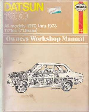 Datsun 1200 (1970 to 1973) Owners Workshop Manual (E-book)