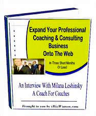 Expand Your Professional Coaching & Consulting Business Onto The Web - Ebook
