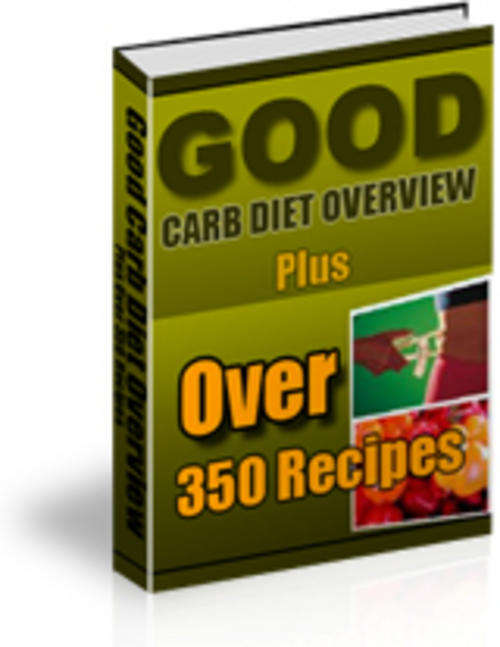 Good Carb Diet Overview  - Ebook (Free download)