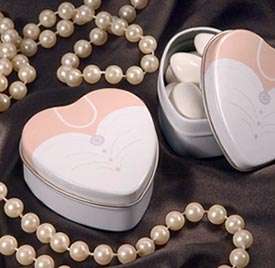 Wedding Decor, Favours and Gifts. Bride Mint Tin Favours. Fill with sweets, nuts or confetti.