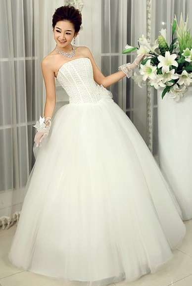 Stunning Bridal Gown. Available to order in White (S to 2XL). FREE, OVERNIGHT delivery!!