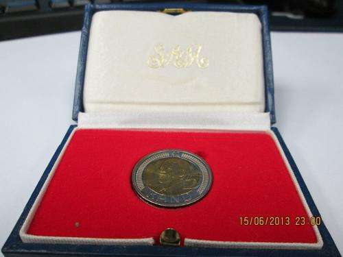 Unc Mandela coins in Sam boxes 10 available. Bid per coin