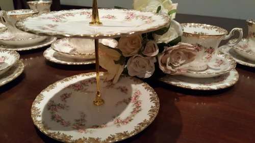 Royal Albert double tier
