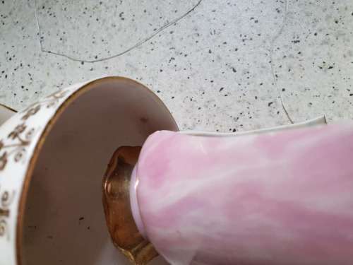 joblot of 2 and a half bone china cups for mosaic or garden decor