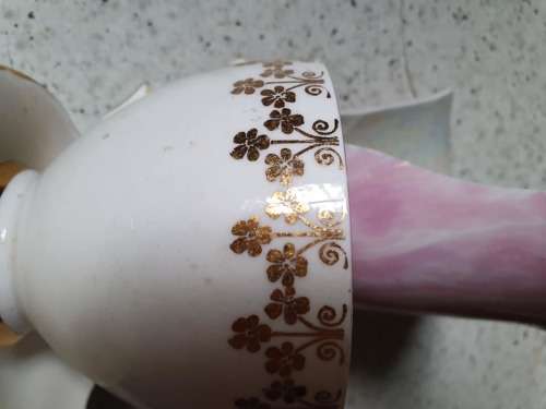 joblot of 2 and a half bone china cups for mosaic or garden decor