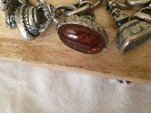 VINTAGE MIGLIO/HONEY FOB BRACLET