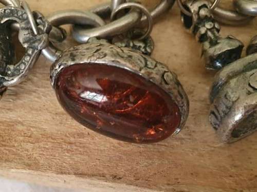 VINTAGE MIGLIO/HONEY FOB BRACLET