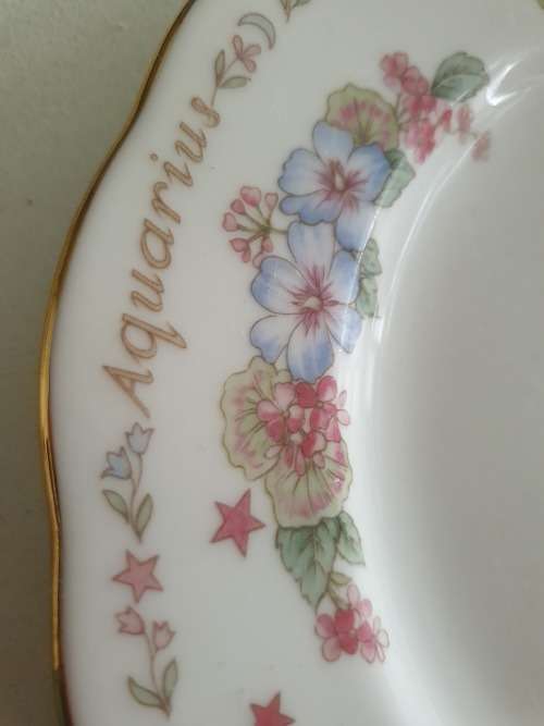 RARE Zodiac series royal Albert Aquarius