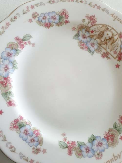 RARE Zodiac series royal Albert Aquarius