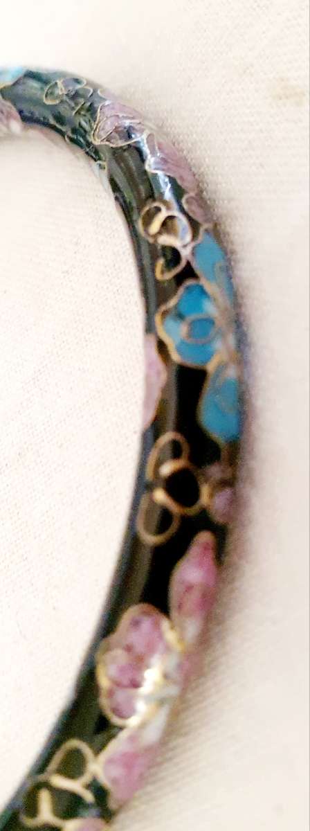 vintage Cloisonne bracelet bangles