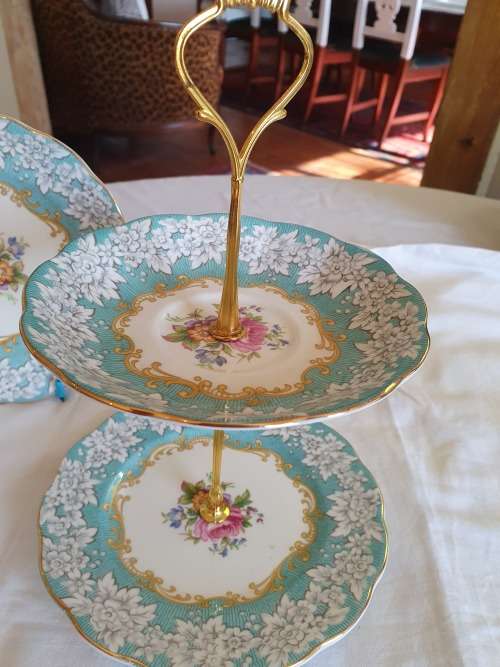 royal Albert Enchantment mini cupcakes tier