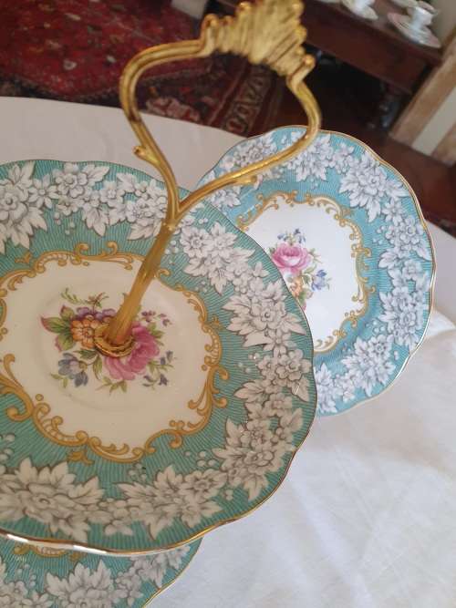 royal Albert Enchantment mini cupcakes tier