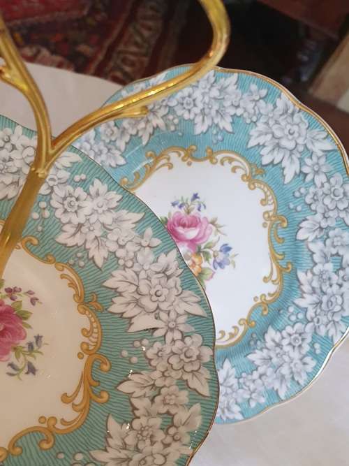 royal Albert Enchantment mini cupcakes tier